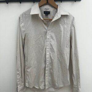 Kit + Ace Pinstripe Neutral Button Down Shirt XS